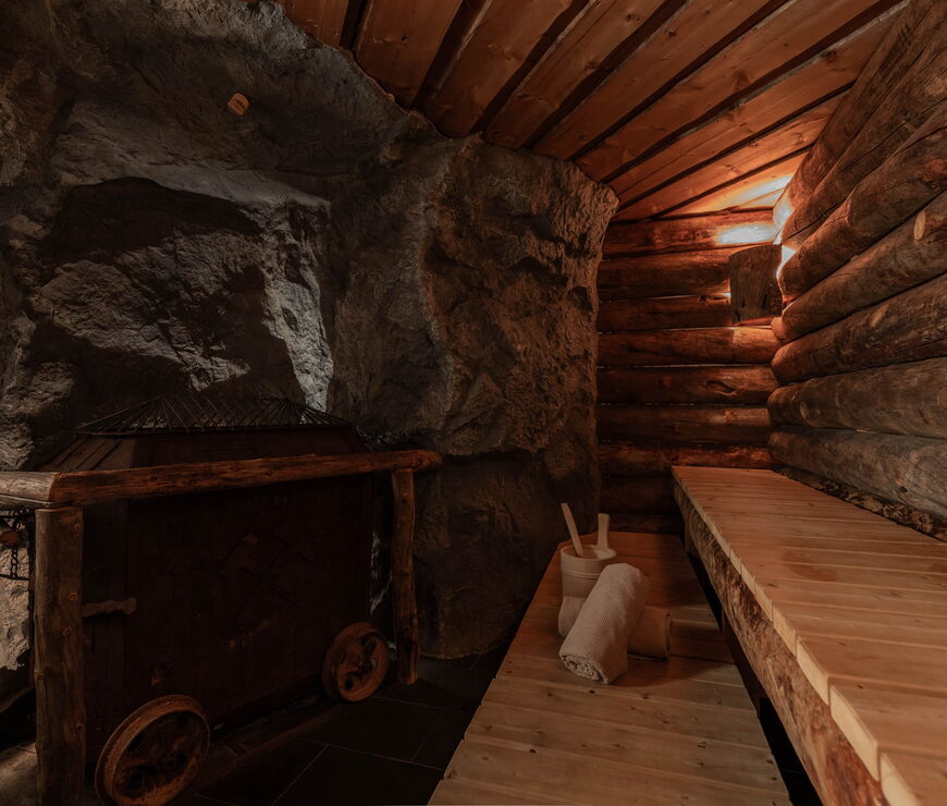 Sauna at Hotel Burgwald